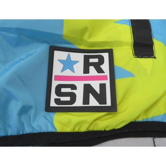 Reason Men’s RELAX ANORAK 80s Colorful Pullover Hoodie Windbreaker Jacket Large - Picture 13 of 16